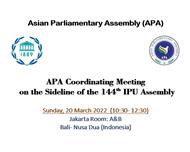 APA Coordinating Meeting on the sideline of the 144th IPU Assembly